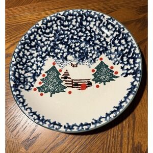 Vintage - Single -Cabin In The Snow Dinner Plate Stoney Hill